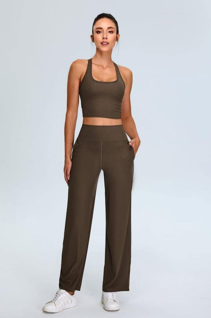Lino Chocolate Light Trackies