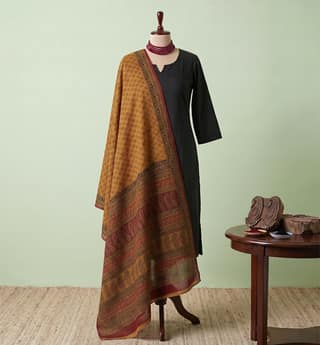 Hand Block Printed Cotton Dupatta