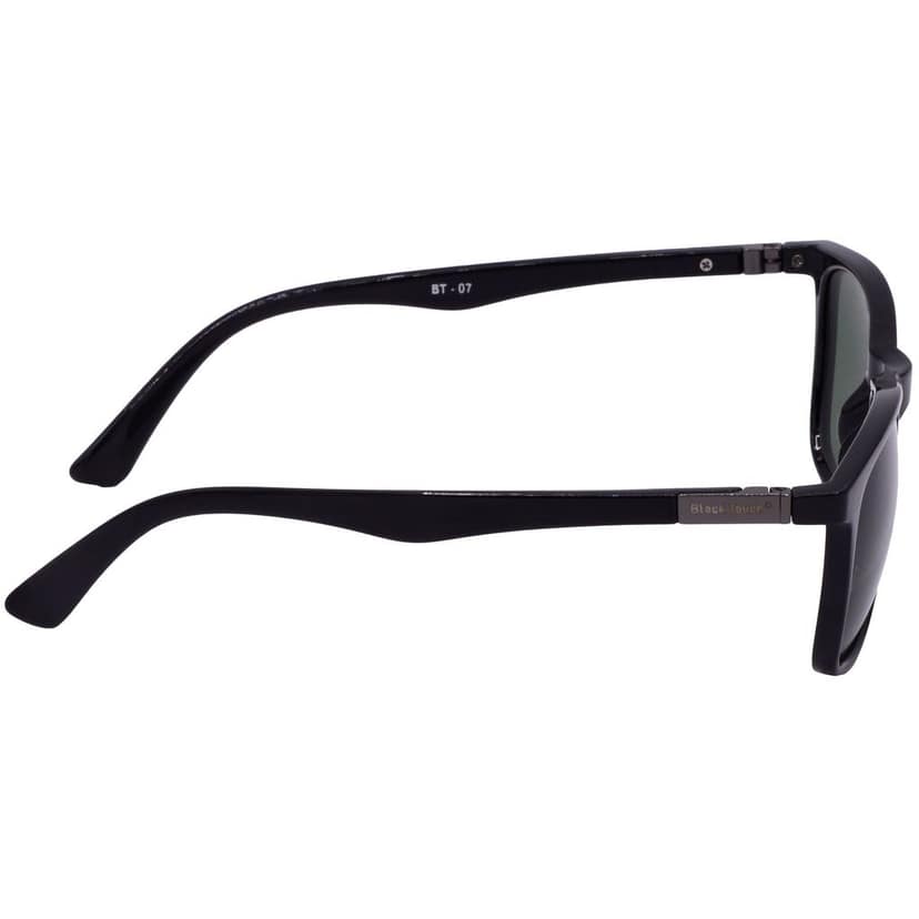 Hrinkar Green Rectangular Sunglasses Styles Black Frame Glasses for Men & Women - HRS-BT-07-BK-BK-GRN view 3