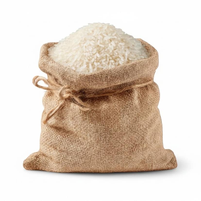 Premium White Rice (26kg) - 26 kg - One burlap sack of rice view 2