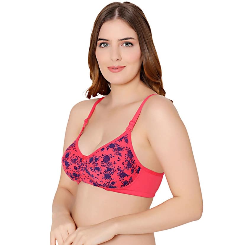 Bodycare cotton wirefree adjustable straps comfortable non padded Bra-1584CO view 2
