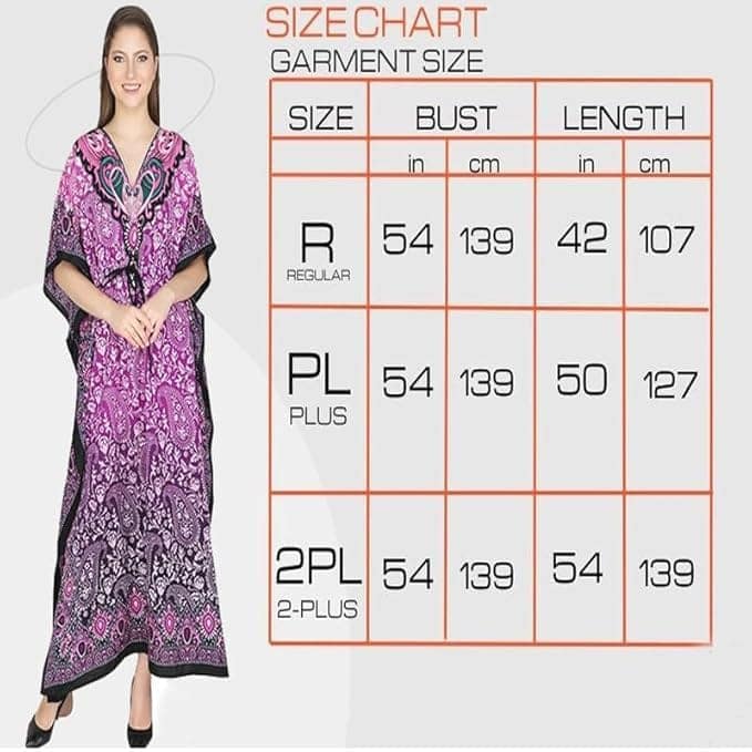 Women's Rayon Kaftan Dress Ladies Sleepwear Night Gown Maxi V-Neck Night Wear view 6