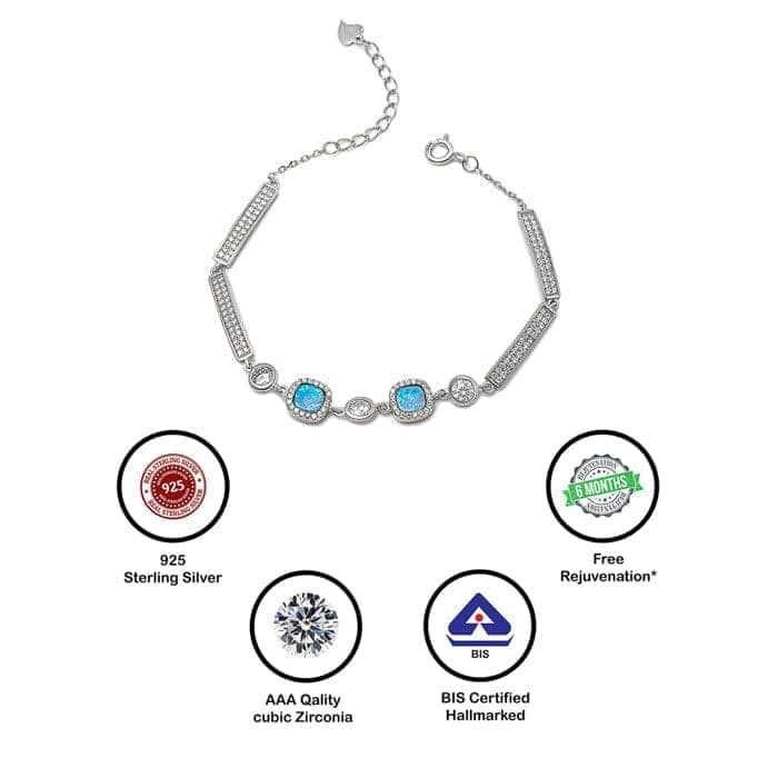 Silver Aurora Bracelet view 7