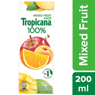 Tropicana 100% Mixed Fruit Juice, 200 Ml