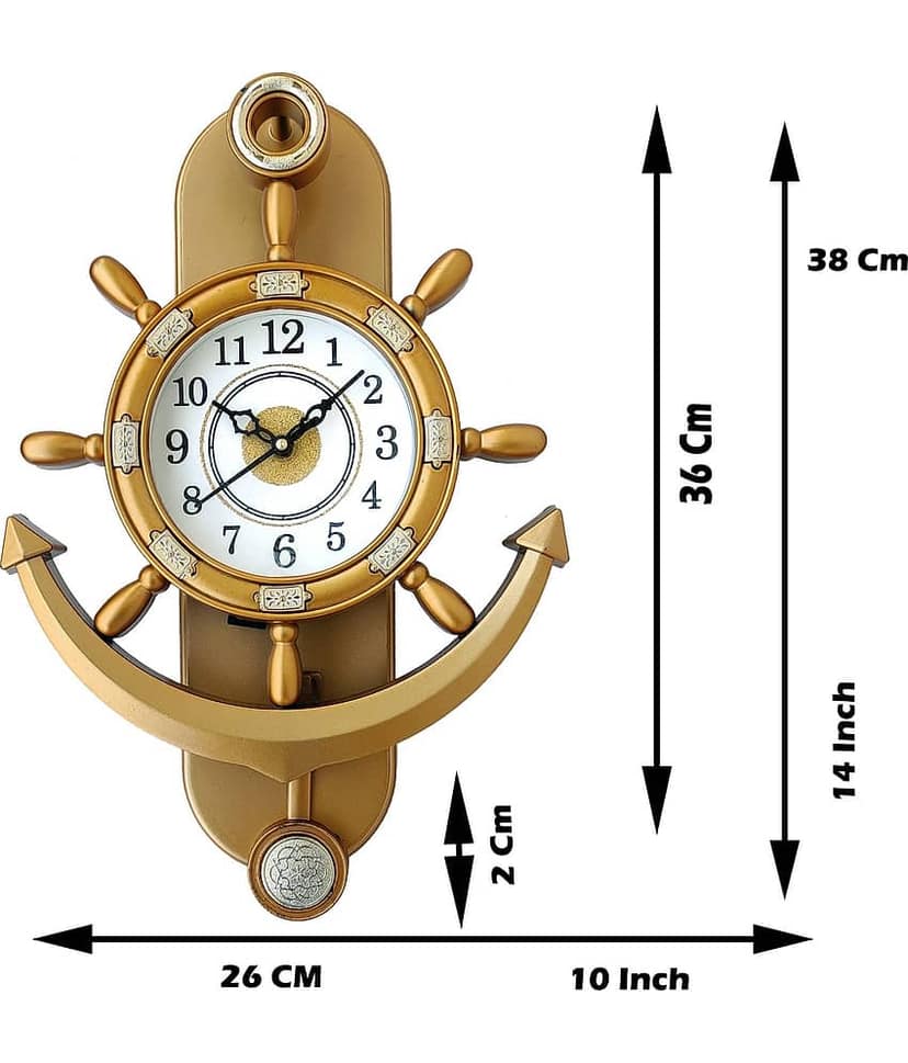 GrabBasket Assymetric Analog Wall Clock view 2