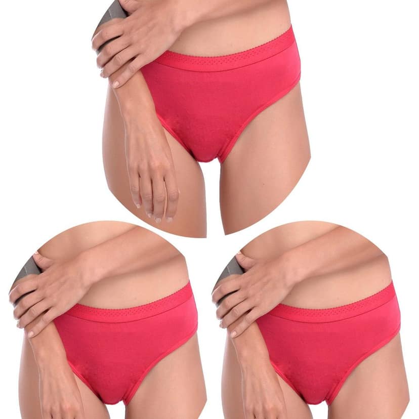 Cotton Full Coverage Hipster Panties Pack 3 view 6