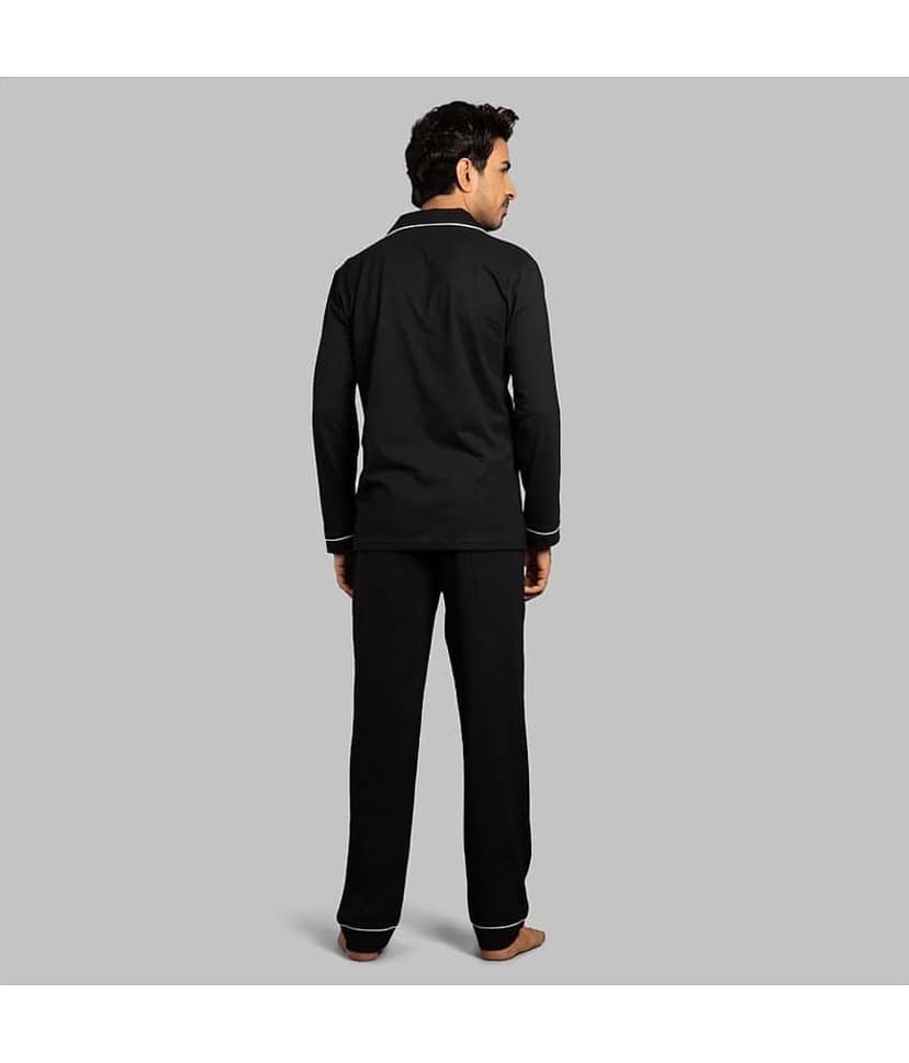 Nite Flite Pack of 1 Night sets For Men's ( Black ) view 2