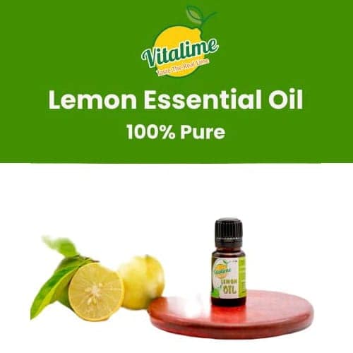 Vitalime Lemon Oil Essential Oil 10ml for Aromatherapy & Skin view 2