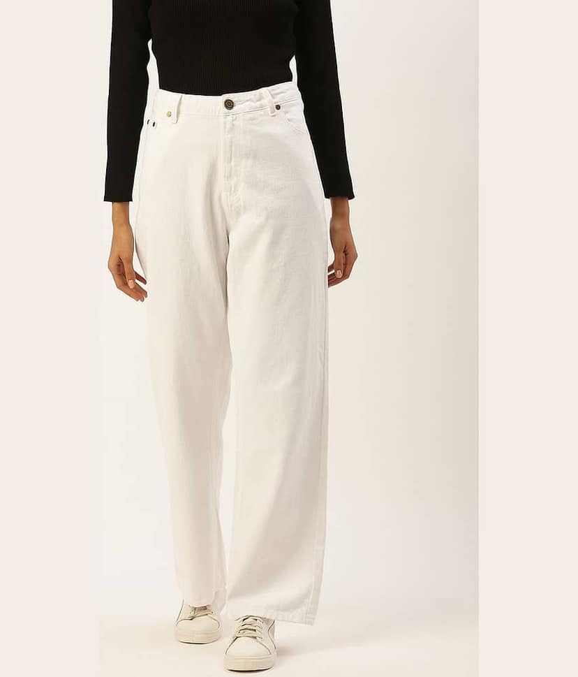 Bene Kleed Women Straight Fit High-Rise Jeans