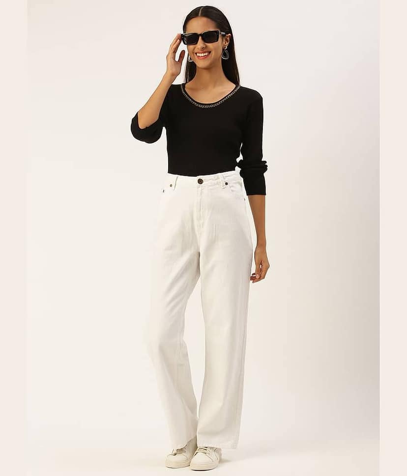 Bene Kleed Women Straight Fit High-Rise Jeans view 4