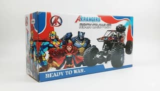 AKRANGERS RC Rock Crawler Toy Car for Kids - Off-Road Remote Control Vehicle Spray Smoke Feature