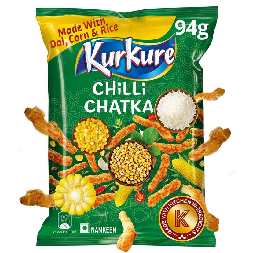 Kurkure Chilli Chatka 90 G view 2