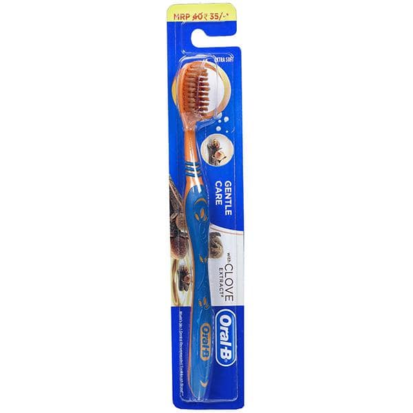 Oral-B Gentle Care With Clove Extract Extra Soft Toothbrush, 1 Pc