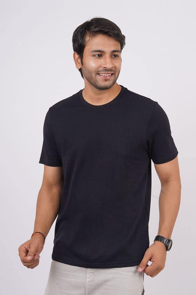 Men's 3 Piece Pack Single Jersey Round Neck T-shirt view 3