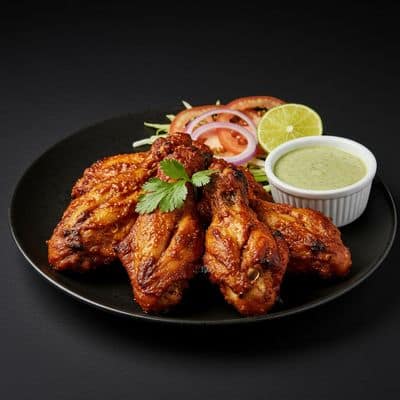 Tandoori Chicken Wings (6 Pc)