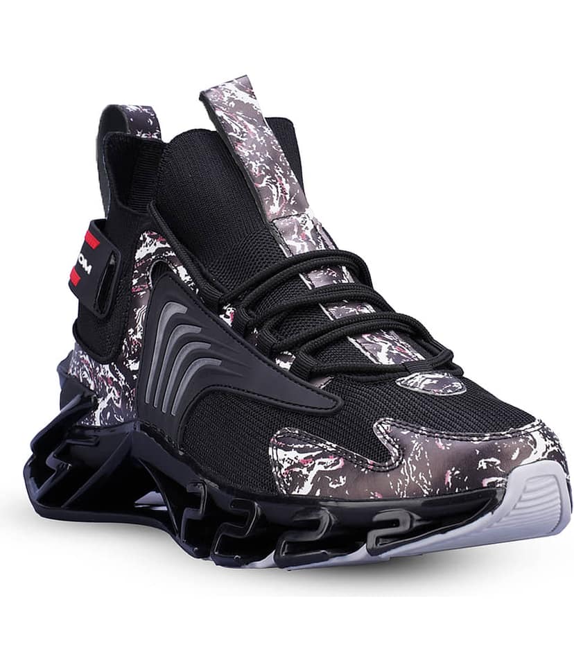 ATOM Spring Edge Alpha 2 Black Men's Lifestyle Shoes view 2