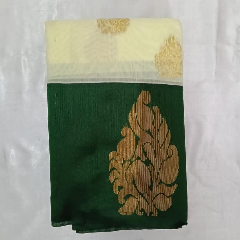 Korvai Silk Cotton Saree with Blouse