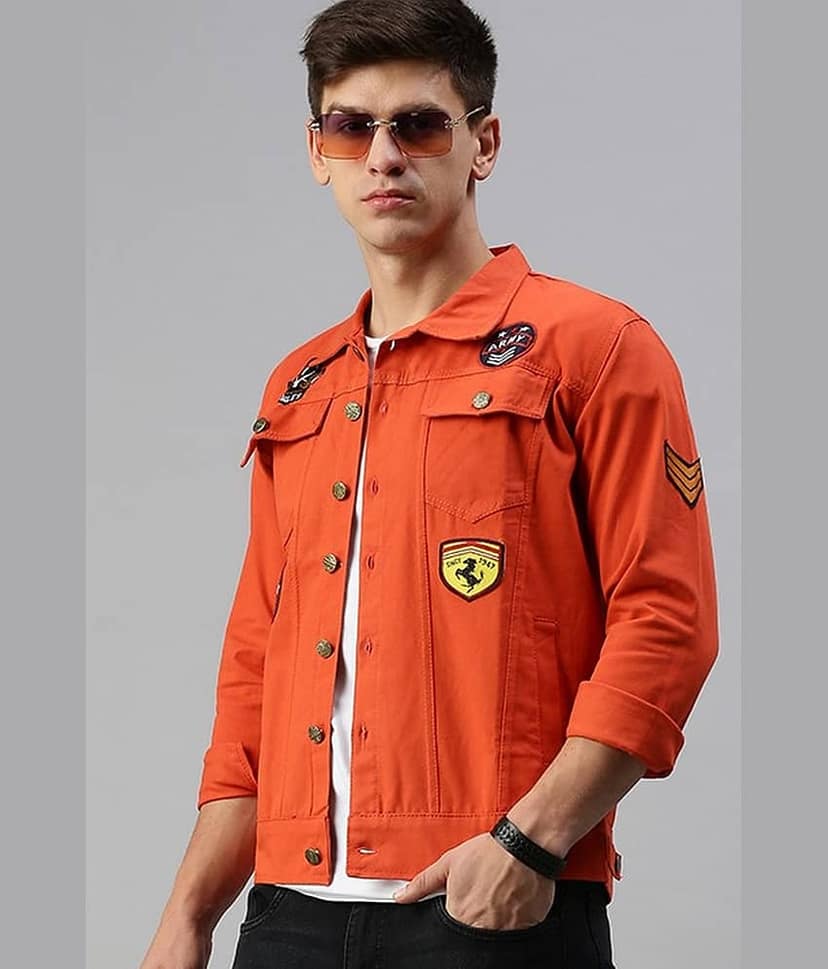 VOXATI Denim Men's Denim Jacket - Green ( Pack of 1 ) view 2