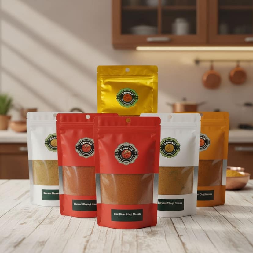 BUY 250 gm Special Masala COMBO pack - 50 gm each - 5 Premium Spices | Garam Masala l Biryani Masala l Tandoori Masala l Pav Bhaji Masala l Jeeravan Masala