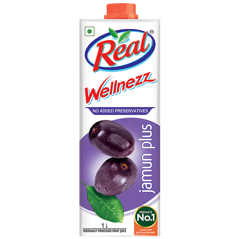 Real Activ Wellnezz Jamun Juice, 1 L