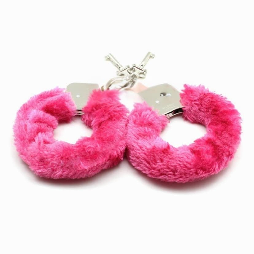 Hen Party Hand Cuffs Hot Pink- 1PC view 3