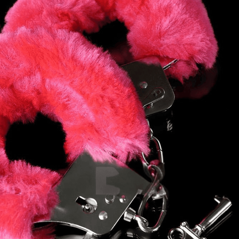 Hen Party Hand Cuffs Hot Pink- 1PC view 6