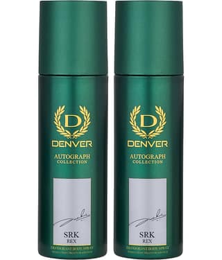 Denver SRK Autograph Rex Long Lasting Deodorant Spray for Men 140 ml Each ( Pack of 2 )