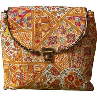 Sunburst Patchwork Ethnic Crossbody Sling Bag