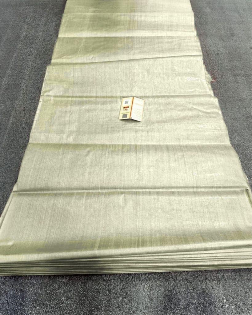 Silkmark Certified Pure Tussar Silk Fabric Beige Color-4884