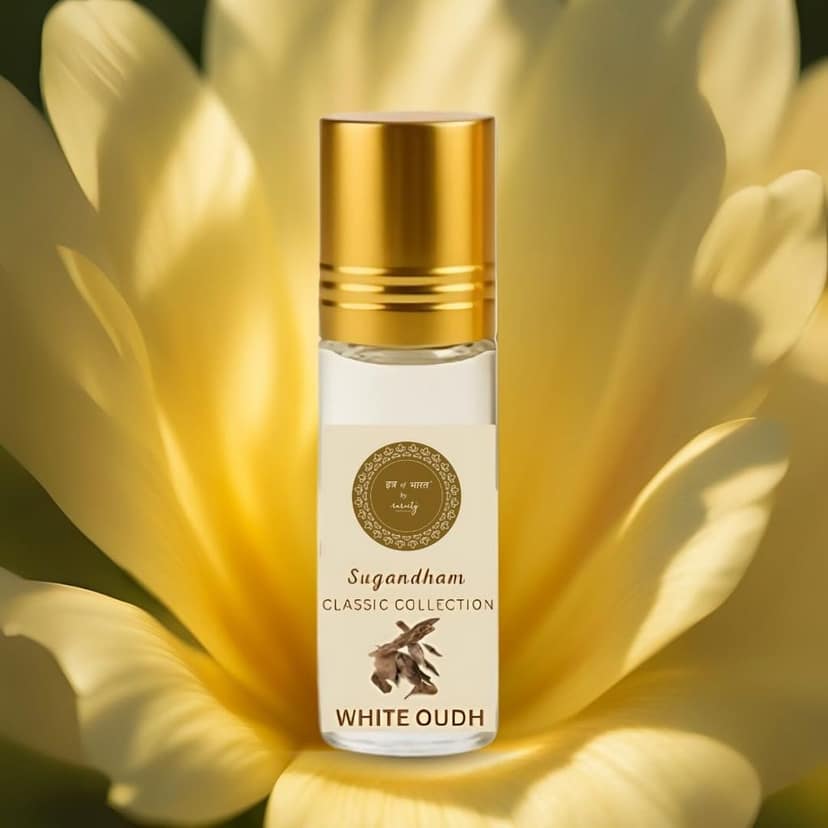 Rareity White Oudh Attar 10ml | 100% Pure Made in India | Long-Lasting Natural Fragrance Oil for Men & Women | Premium Traditional Indian Attar