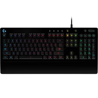 Logitech G G213 Prodigy USB Gaming Keyboard with LIGHTSYNC RGB Backlit Keys, Spill-Resistant, Customizable Keys, Dedicated Multi-Media Keys (Black) Logitech G G213 Prodigy USB Gaming Keyboard with LIGHTSYNC RGB Backlit Keys, Spill-Resistant, Customizable