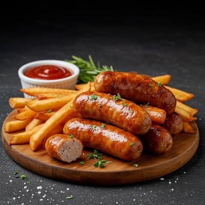 German Quality Chicken Sausage Fry