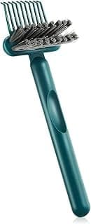 2-in-1 Hair Brush Cleaner Tool - Professional Hair Brush Rake and Bristle Brush Combo - Efficient Hair Remover for Dust, Lint, and Tangled Hair - Essential Home & Salon Brush Maintenance Accessory