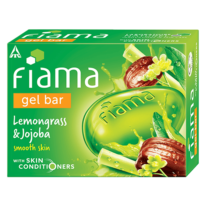 Fiama Lemongrass & Jojoba Gel Bar - Makes Skin Smooth, With Skin Conditioner, 125 G view 2