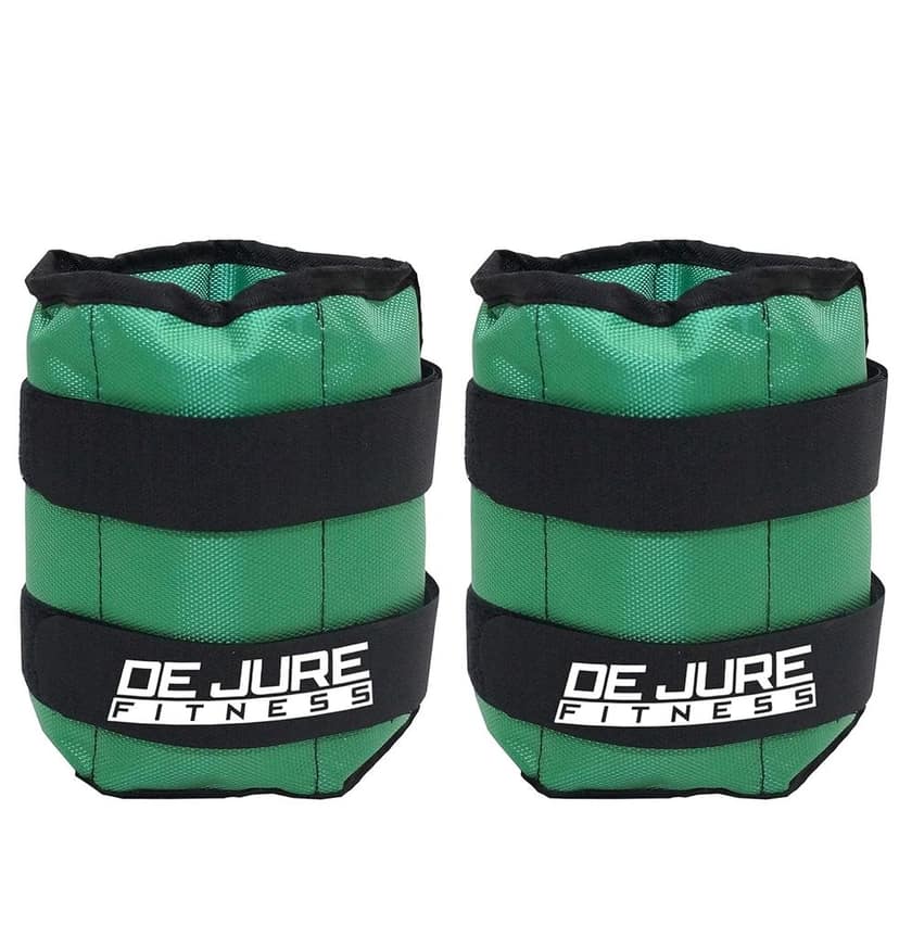 DE JURE FITNESS Ankle & Wrist Weight Set, Adjustable Strap