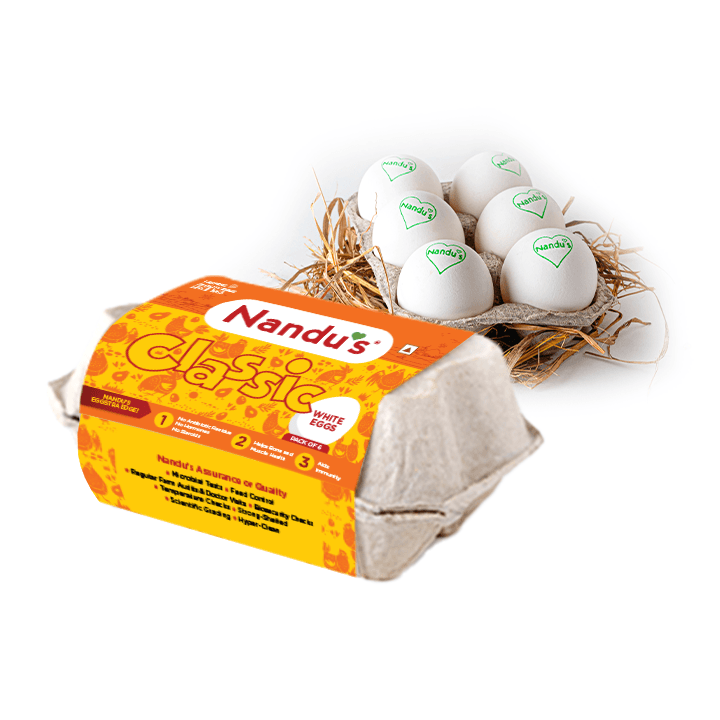 Farm Fresh Eggs Pack of 6