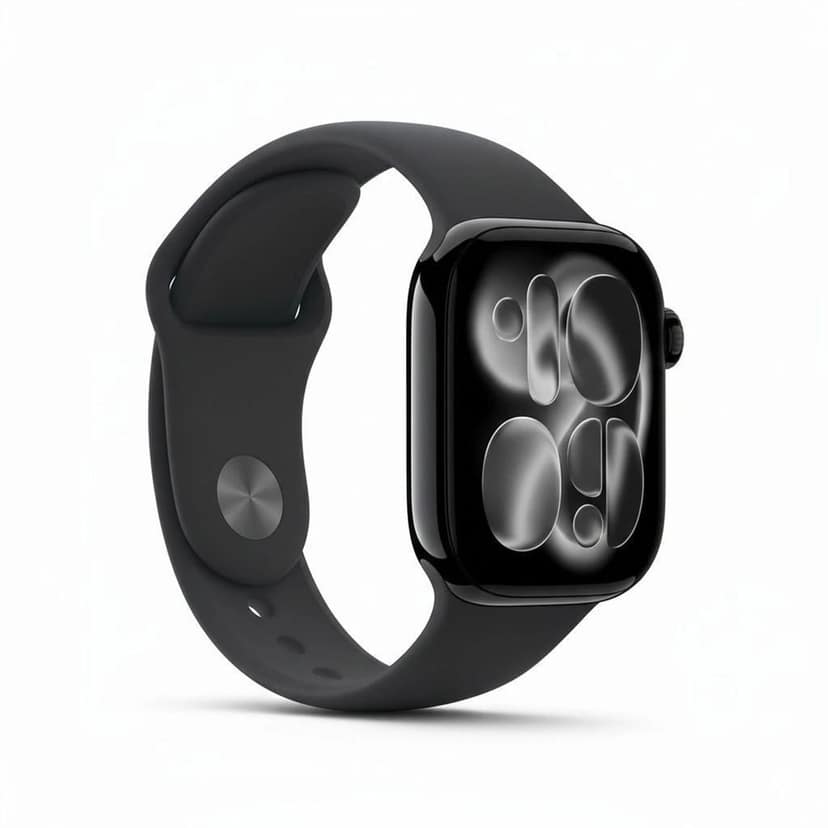 WEKTU Watch Series 11 46 mm Jet Black Aluminium Case with Black Sport Band/005 Smartwatch view 2