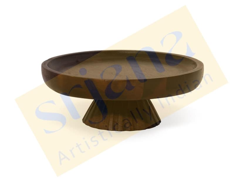 Srjana Handcrafted Wooden Cakestand1pc view 2