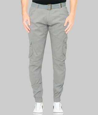 Urban Legends Regular Flat Men's Cargos - Dark Green ( Pack of 1 )