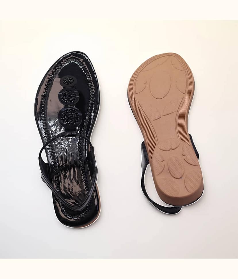 Dream Makers Black Women's Flats view 2
