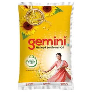 Gemini Refined Sunflower Oil 1 Ltr