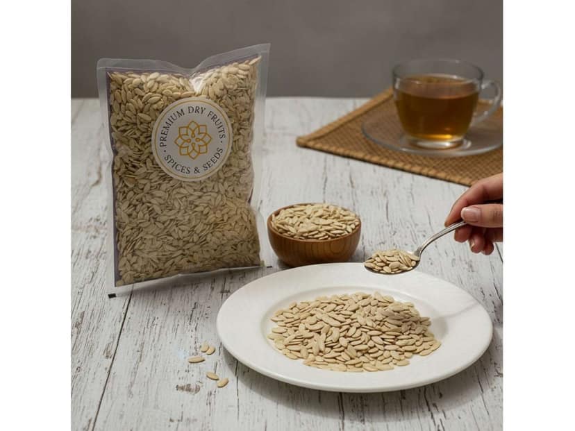 Rasda Muskmelon Seeds (Kharbuja Beej) Edible - 100 Gram view 2