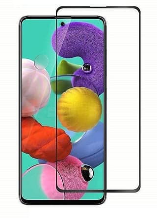 PLUGTECH Advanced Tempered Glass With Anti-Explosion 9H Hardness Edge-To-Edge Coverage Screen Guard for SAMSUNG A71 4G