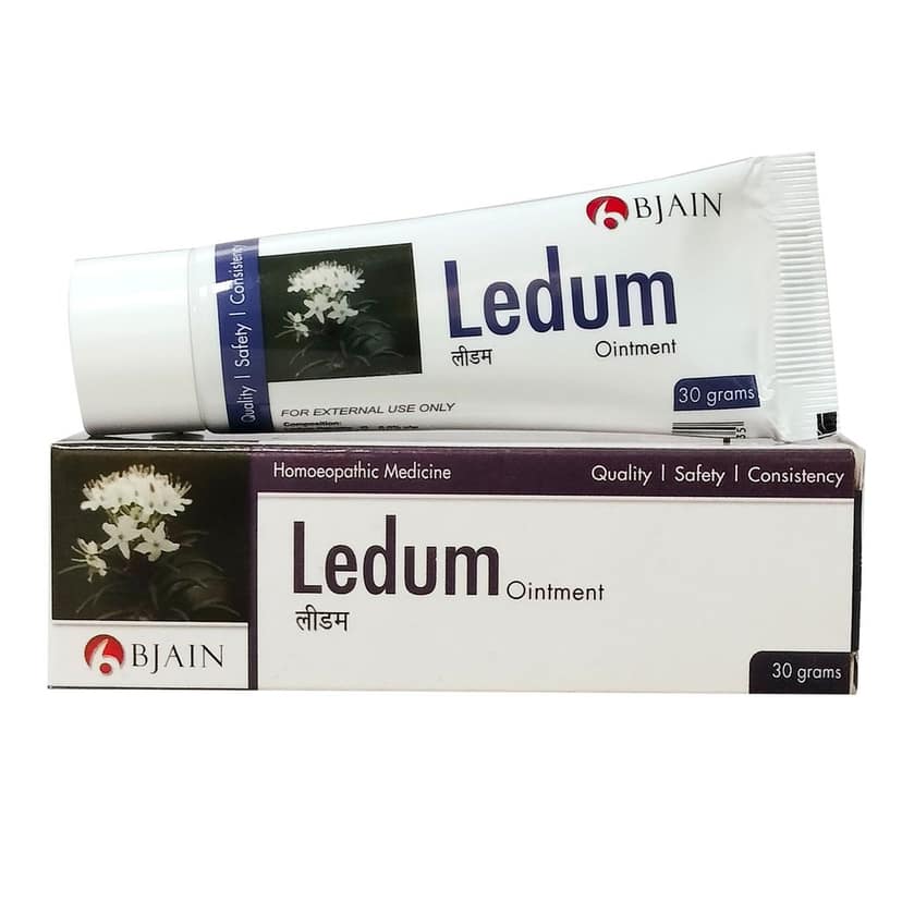 BJAIN Ledum Palustre Ointment for Haemorrhoids & Rectal Pain Relief - 30gm