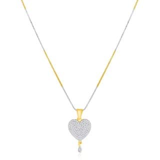 Hetprit Brass Gold Plated Beautiful Pendent Set For Woman view 2