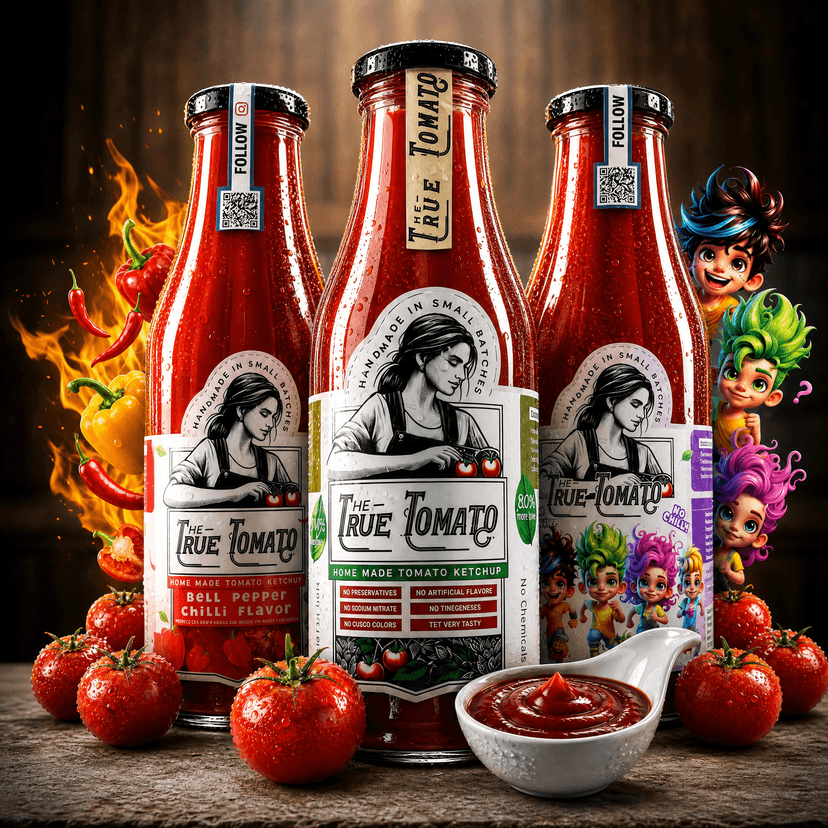 The True Tomato Ketchup Three Flavorful Ketchup Trio view 2