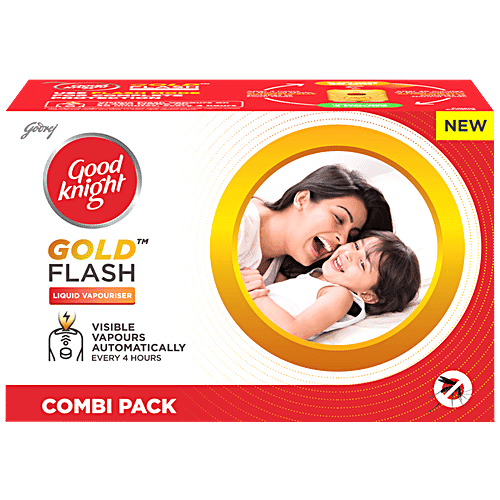 Good knight Gold Flash Combi Pack - Liquid Vapouriser, 45 ml