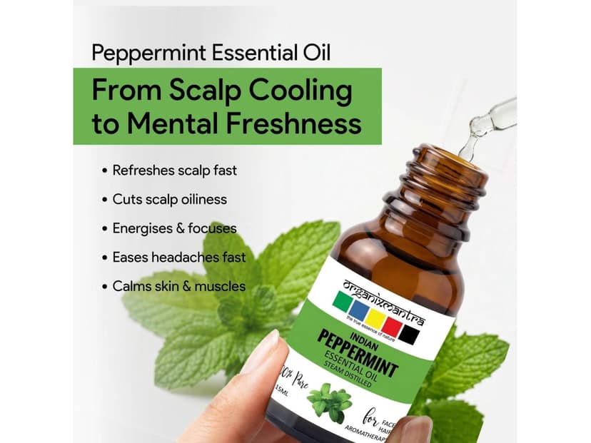 Organix Mantra Indian Peppermint Essential Oil 15ML view 3