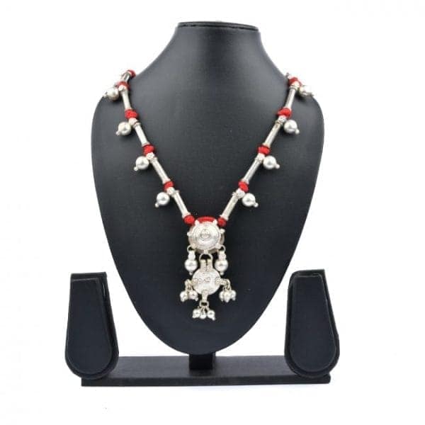 Tribes India Ghungroo Ball Nali Haar Necklace Multi-Color view 4