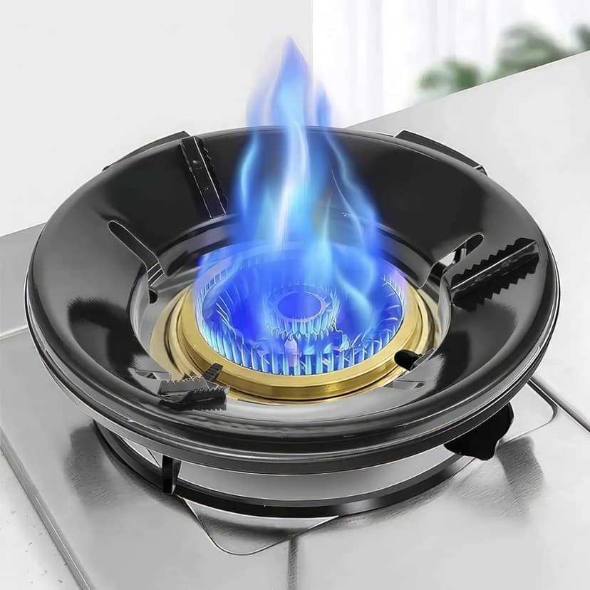 V3Deals Premium Gas Saver Stand – LPG Stove Burner Support, Energy Saving Trivet with Windproof 4-Leg Design, Heavy Duty 0.7mm Metal view 9
